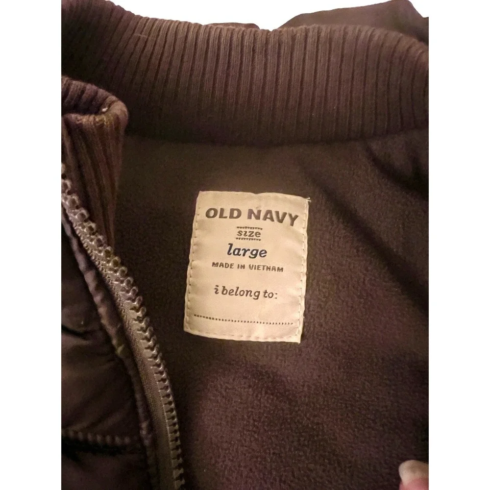 Old Navy Puffer Jacket Large Vest Sleeveless Coat Boy Clothing